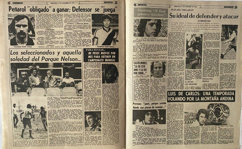 Mundocolor Nº 44 Diario, Dic 1976, Peñarol Danubio, Ex4 4