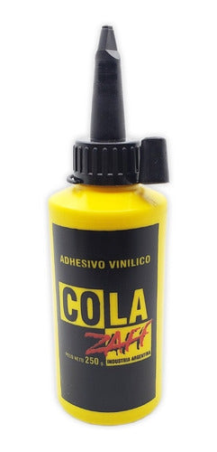 Adhesivo Vinilico /cola Vinilica Zaff 250 Gr Con Dosificador 0