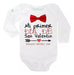 Compralo UY Personalized Valentine's Day Baby Bodysuit Short or Long Sleeve 0