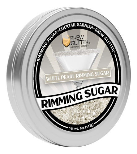 Bakell White Pearl Rimming Sugar for Drinks and Cocktails - 4 oz 2