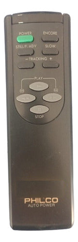 Philco Remote Control for Video Cassette Recorder 3