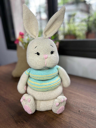 Handmade Amigurumi Stackable Rabbit 1