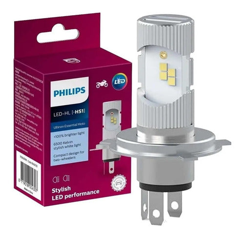 Philips Ultinon Hs1/H4 Moto 12V 6000K +130 AC/DC 0