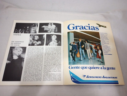 Programa 1a Gira Hispanoamerican Teatro San Martín (1980) 3