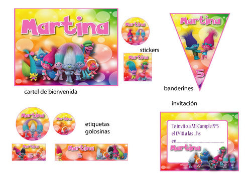 Tamamo.Candybar Trolls Cumpleaños Personalizado 2