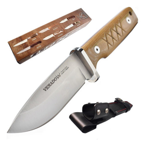 Venador Estepa Sports Knife with Micarta Handle for Survival 4