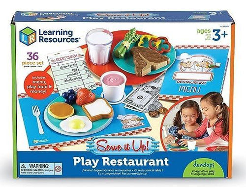 Learning Resources Juego De Restaurante, ¡Sírvelo! 0