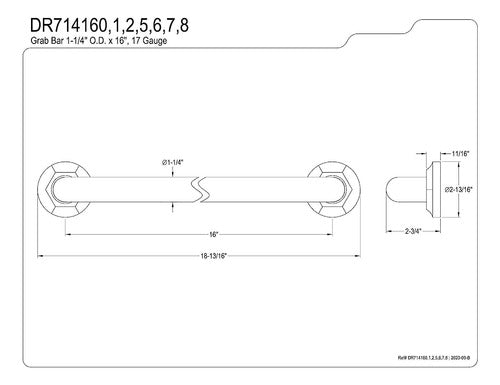 Kingston Brass Dr714162 Designer Trimscape Metropolitan Deco 1