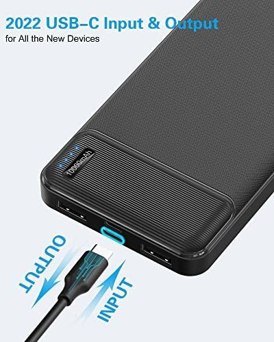 2 Baterías Externa Portátil Usb C 10000mah 2 Puertos Entrada 4