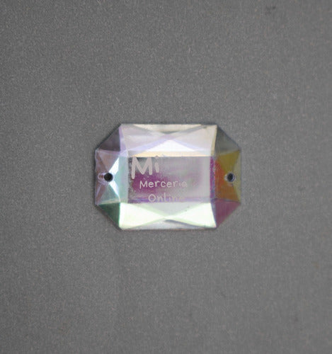 Rectangular Sewing Gems 13x18mm x 50 units by CBX 0