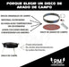 RM Churrasqueras Original Plow Disc Paella Pan Ø50/54 with Double-Sided Lid 1