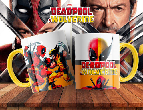 Sublismall Tazas Deadpool Wolverine | Por Mayor X 20 Polimero Plastico 3