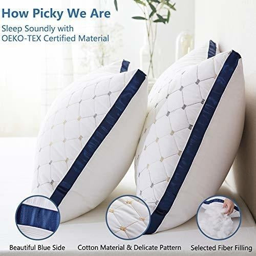 Aiangu Pillows For Sleeping - [Pack of 2] Premium Hotel Bed Pillows 1