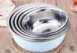 Set of 5 Stainless Steel Mixing Bowls 6