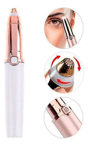 Mnl Portable Wireless Battery Operated Eyebrow Hair Remover 0