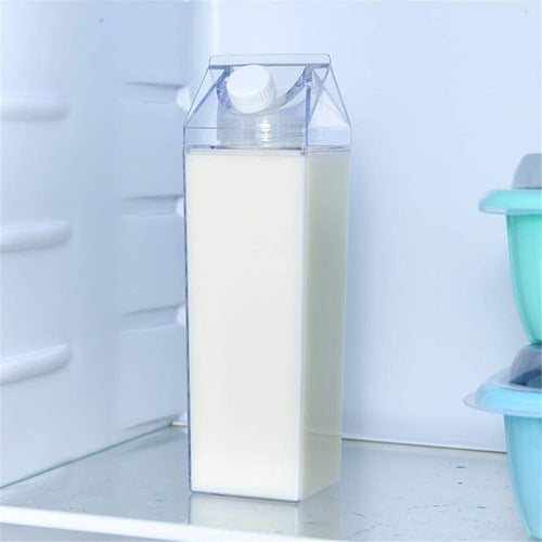 Transparent Bottle Water Milk Juice Carton Shape 1000ml 1