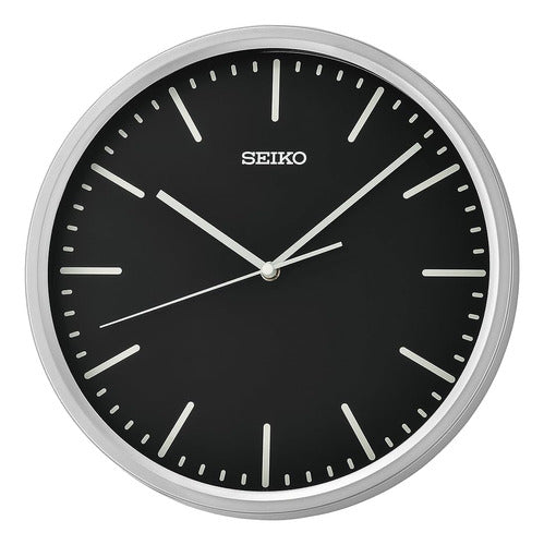 Seiko Sano 12-Inch Wall Clock, Metallic Silver 0