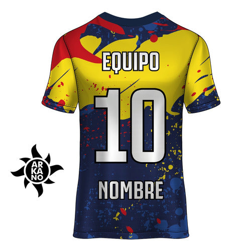 Camiseta De Futbol Para Hombre - Deportiva Personalizada 1