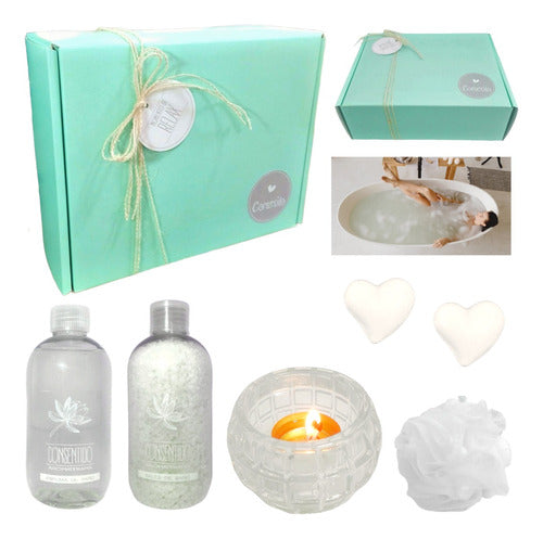 Zen Aroma Jasmine Spa Gift Box Set for Ultimate Relaxation - Kit Caja Regalo Gift Box Spa Jazmín Set Zen Aroma N61 Relax