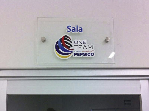 Acrylic Plate with Logo Plotting 50x50 (Chacabuco Park) 0
