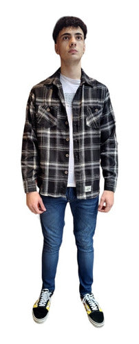 No Name Flannel Blend Urban Fashion Shirt for Men 6