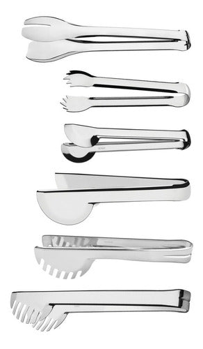 Tramontina Stainless Steel Utility Utensils Set 6 Pcs 0