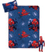 Conjunto De Viaje Spiderman Para Niños: Manta, Almohada Y Pe 0