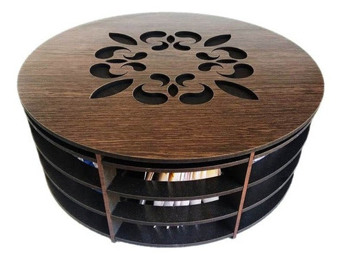 Mahuala Arte Nuestro Circular Tea Box with 8 Compartments 3