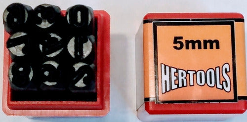 Juego De Numeros Para Marcar A Golpe Hertools 5mm 1