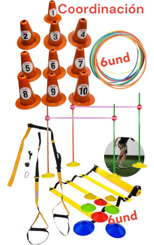 Training Implementos Deportivos Set Coordinación. 26 P Oferta Imperdible !hasta Agotar Stock 0