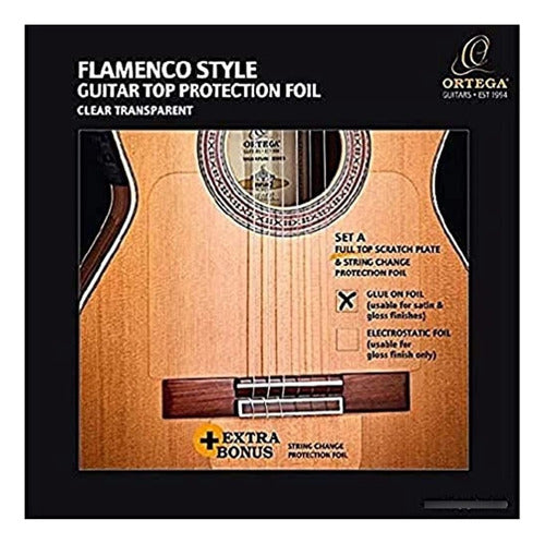 Guitarras Ortega Flamenco Golpeador Con Placa De Rascado Sup 0