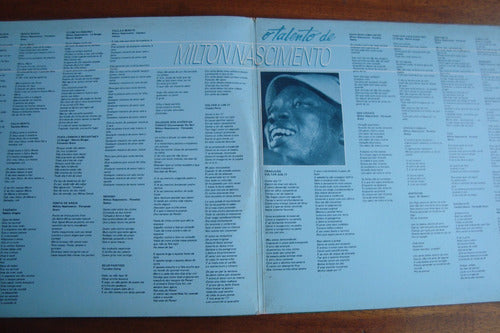 Lp Emi 1985 / Milton Nascimento / O Talento / Album 2