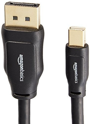 AmazonBasics Mini DisplayPort to DisplayPort Cable 6 Feet 2