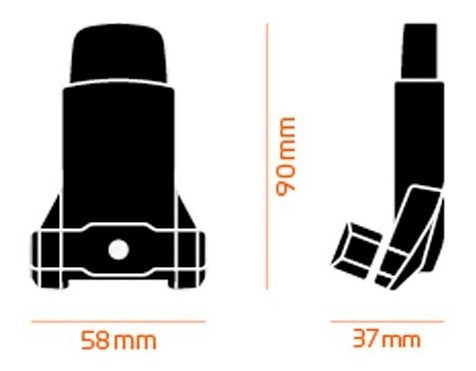 Fidlock Twist Push Magnetic Under-Seat Support 1