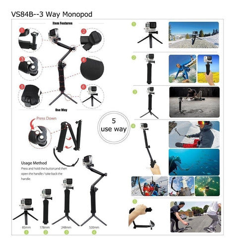 GoPro Accessories Hero 6 5 4 3 1