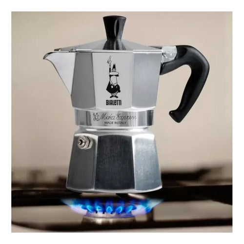 Bialetti Moka Express Manual Coffee Maker 9 Cups Aluminum 1