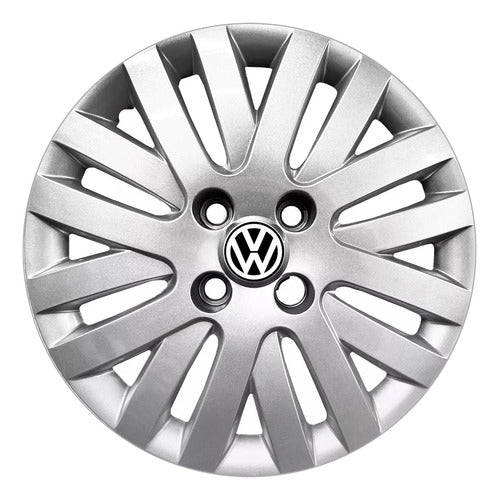 Fundicar 14" Diameter Volkswagen Gol Trend 4-Piece Wheel Set + Logo 3