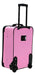 Rockland Vertical Fashion Softside Luggage Set, Pink 2