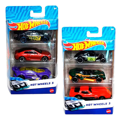 Mattel Hot Wheels Pack of 3 Original Vehicles 1