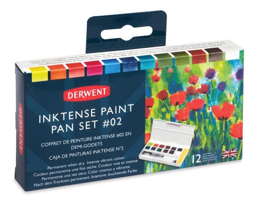 Derwent Inktense Painting X 12 Pastels Set #2 2