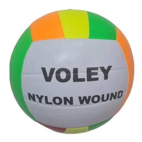 Tourmalhyn Tricolor Beach Volleyball Synthetic Leather Ball 0