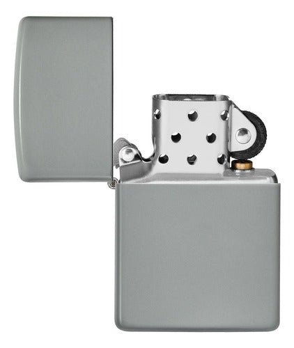 Zippo Original 49452 Gray Smooth Lighter with Official Warranty 0