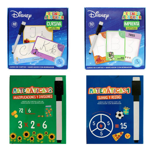 Juegos De Cartas Didácticas Con Marcador Pack Inicio Niños 0