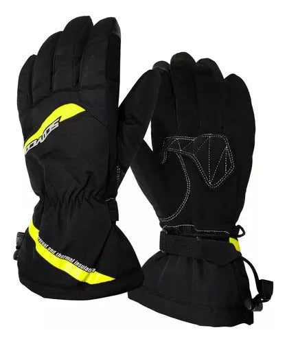 Scoyco Guantes Largos Moto Amarillo Softshell Invierno Rpm 0