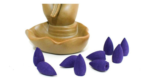 CM Fountain Cascade Smoke Hand Large 17 Cm With 110 Cone Incense 5