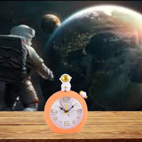 Moon Alarm Clock Astronaut Alarm Clock for Kids Room 4