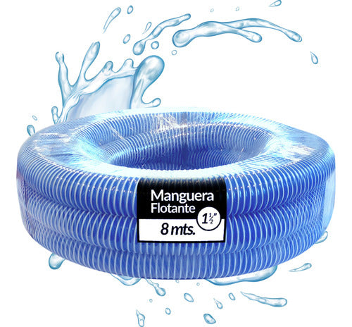 Vulcano Pool Hose Diameter 1 1/2 X 8 Meters 1