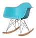 Universal Deco Mecedora Eames Celeste Turquesa 0