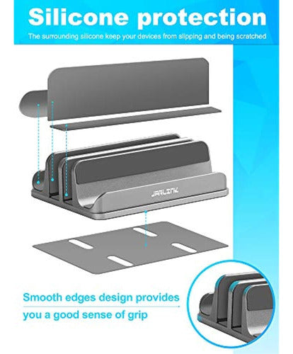 Jarlink Adjustable Vertical Laptop Stand 4