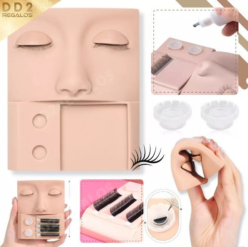 DD2 3D Synthetic Skin for Makeup Practice and Eyelash Extension 1